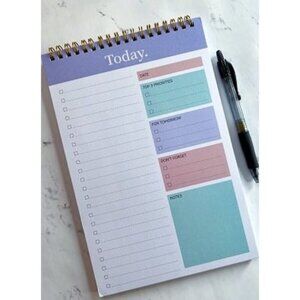 New To Do List Notebook for Work with 52 Sheets, Undated Daily Planner